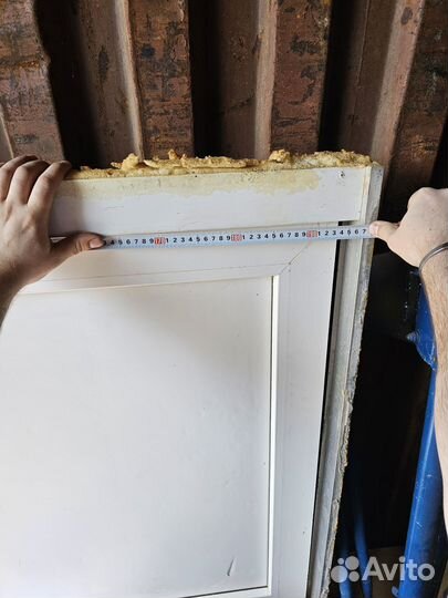 Дверь пластиковая пвх входная бу стекло