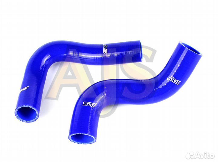 Патрубки радиатора Subaru Forester SG5\SG9 турбо синий