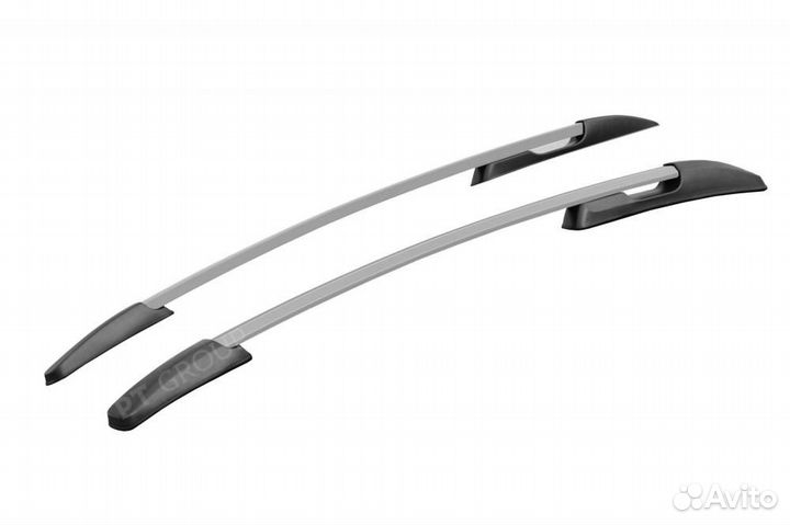 Рейлинги для Hyundai Creta 2021- серебро, пт групп