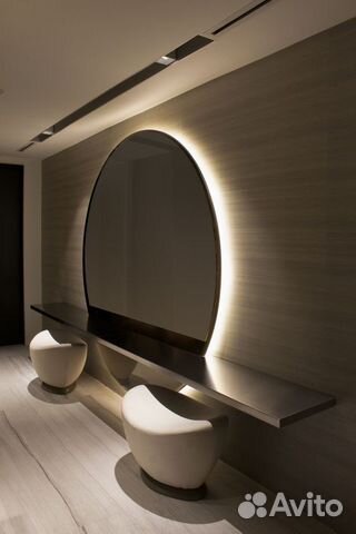 Круглое зеркало с подсветкой