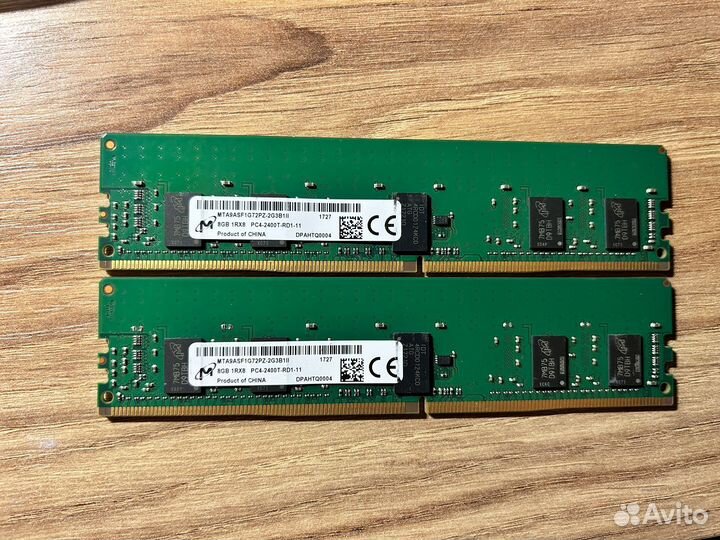 Серверная оперативная память Micron 8 гб