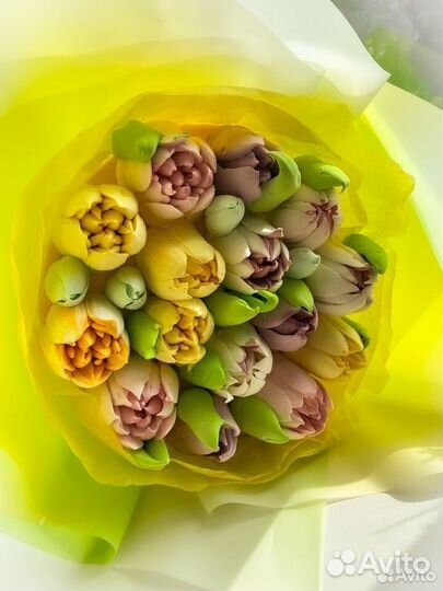 Зефирные цветы/тюльпаны/зефир