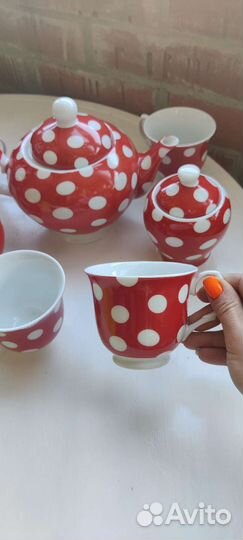 Чайный сервиз в Горошек