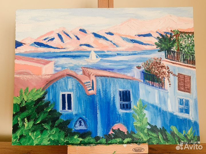 Картина маслом My little Italy, 30х40