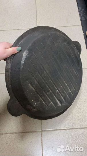 Чугунная сковорода крышка для казана