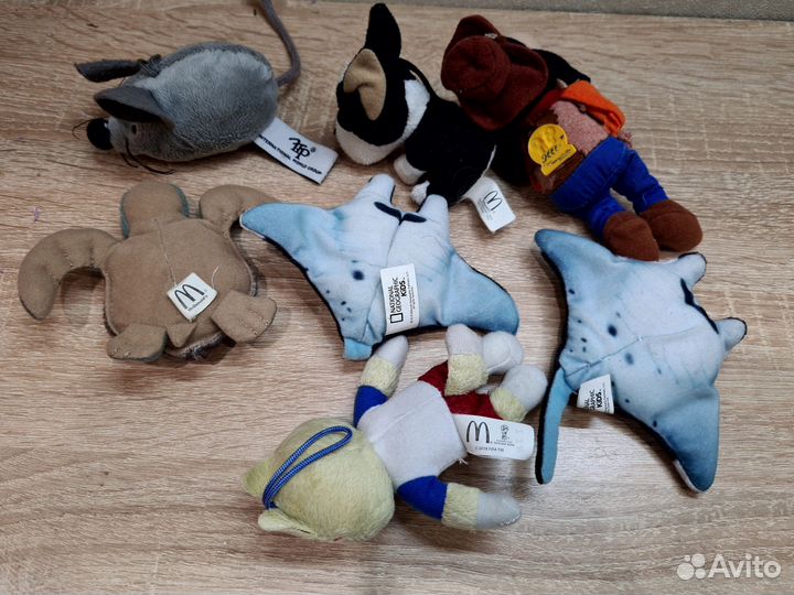 Мягкие игрушки, разные из макдональдса