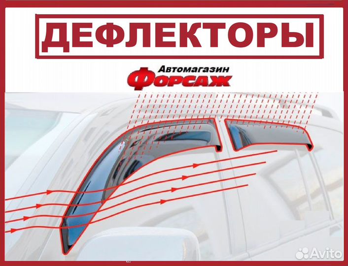 Ветровики honda CR-V 2017- н.в