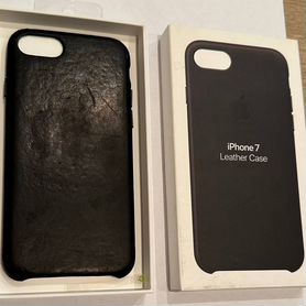 Чехол для iPhone 7/8/SE Leather Case, нат кожа, бу