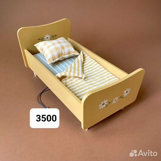 Maileg, Маилег кровать деревянная