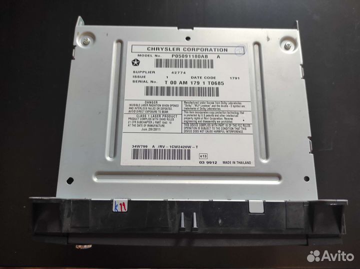 Головное устройство jeep Grand Cherokee