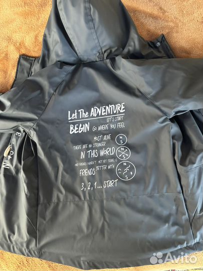 Непромокаемый утепленный плащ futurino