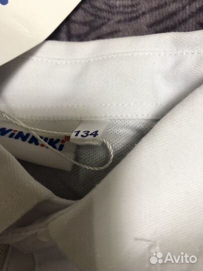 Рубашка 134 новая