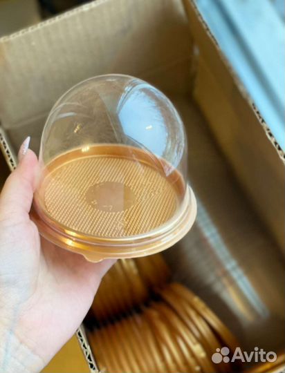 Купольная упаковка для десертов