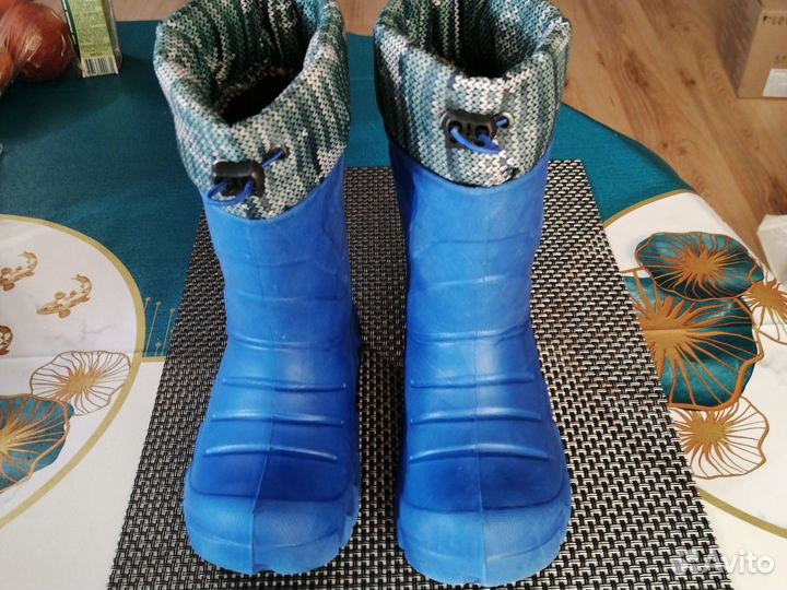 Детские резиновые сапоги 27-28рр