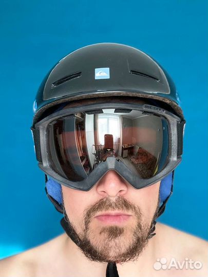 Горнолыжный шлем quicksilver fusion+маска