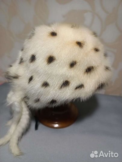 Норковый берет мягкий