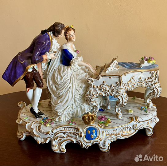 Романс о любви. Кружевной фарфор. Volkstedt