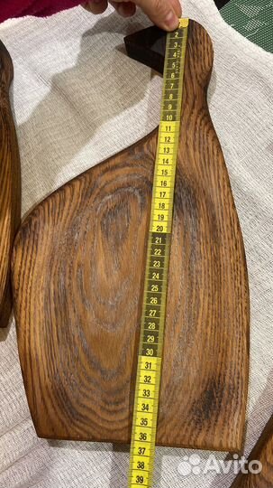 Новый набор досок разделочных ручн.работы из дуба