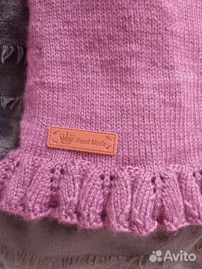 Вязаное платье детское