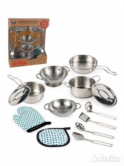 Игр. наб. Посуда, в компл. 13 предм