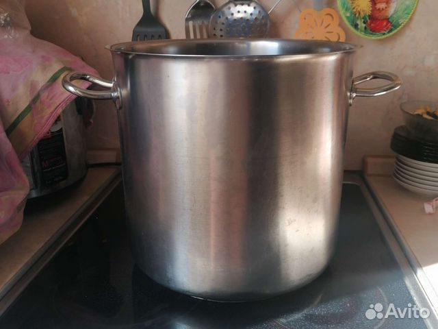 Кастрюля из нержавейки 15 литров