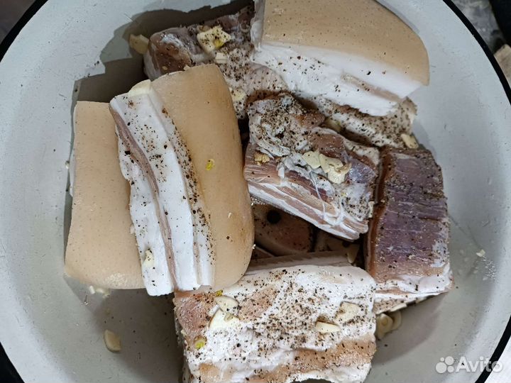 Сало домашнее соленое по Белорусски