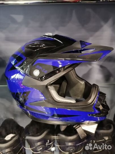 Кроссовый шлем GSB XP-14 Blue