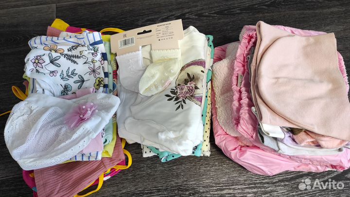 Одежда пакетом для девочки 68-74