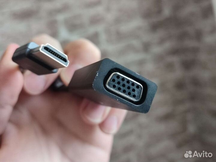 Адаптер с Hdmi на VGA (HP)