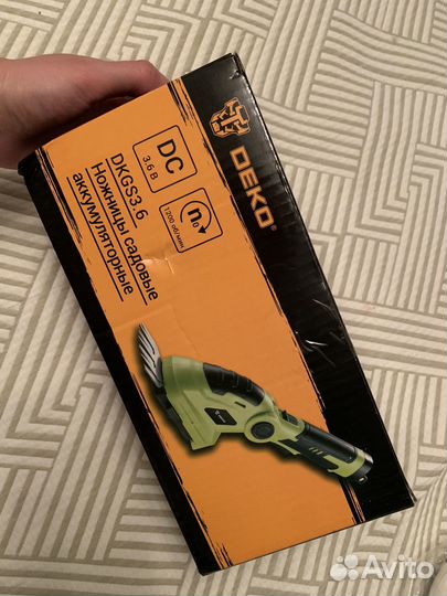 Новые садовые аккумуляторные ножницы Deko