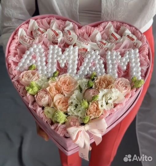 Сладкий букет из конфет