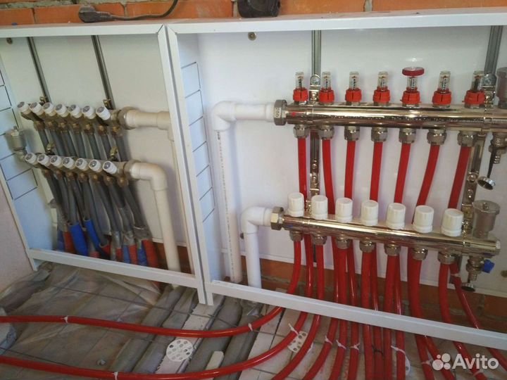 Водяной теплый пол. Монтаж отопления дома