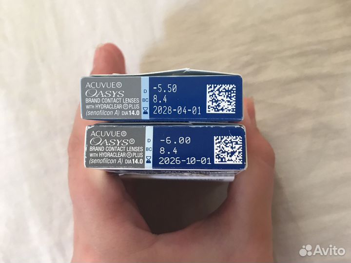Линзы acuvue oasys двухнедельные