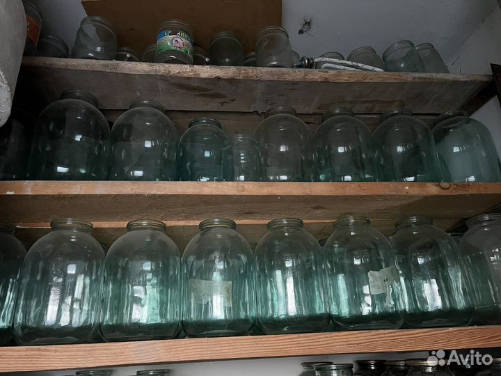 Банки стеклянные 3 литра 1 литр 0,5 литра