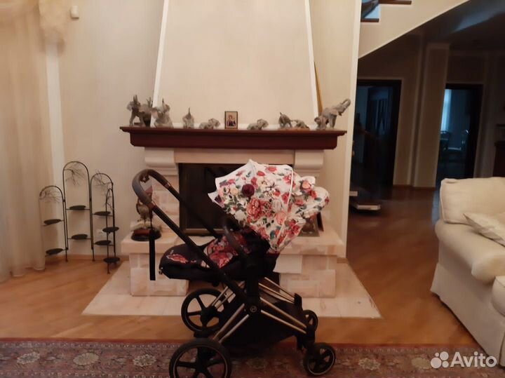 Коляска Cybex Peiam, Spring Blossom 3 в 1 Light