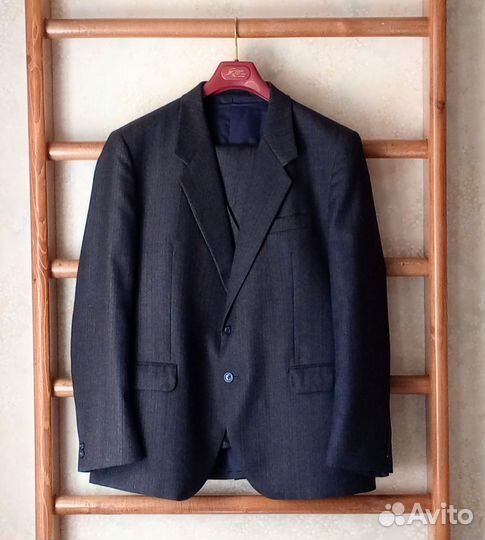 Новый мужской костюм-тройка, р54, шерсть, Словакия