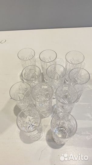 Рюмки хрусталь СССР