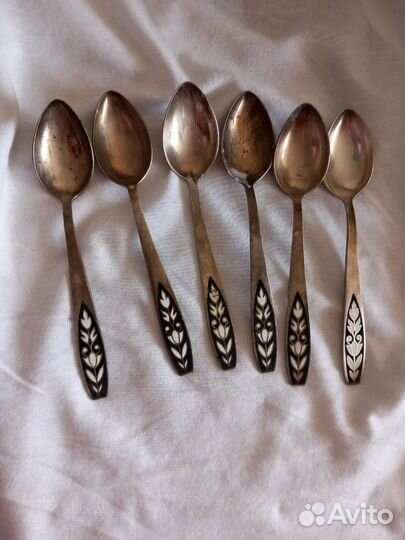 Мельхиоровые десертные ложки