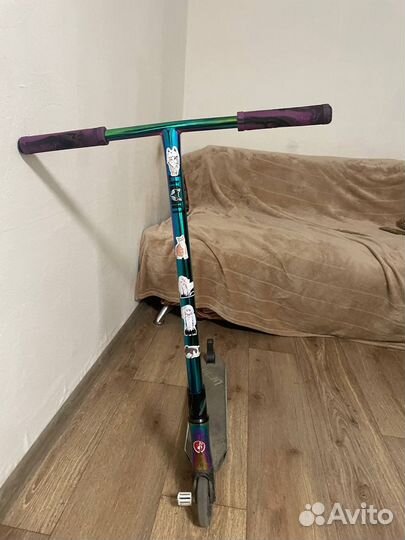 Трюковой самокат limit LMT o1 neo chrome обмен