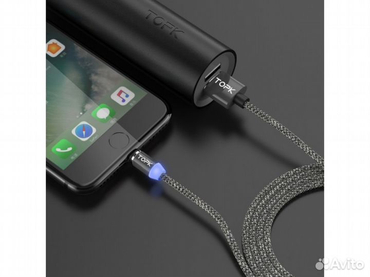 Магнитный кабель на Android и iPhone