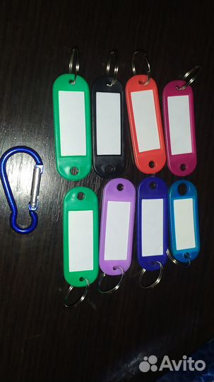 Брелки для ключей с биркой
