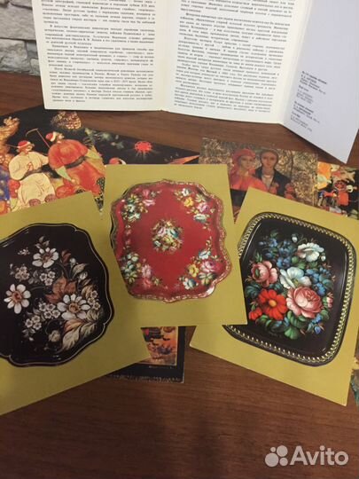 Комплект открыток. Русские художественные лаки