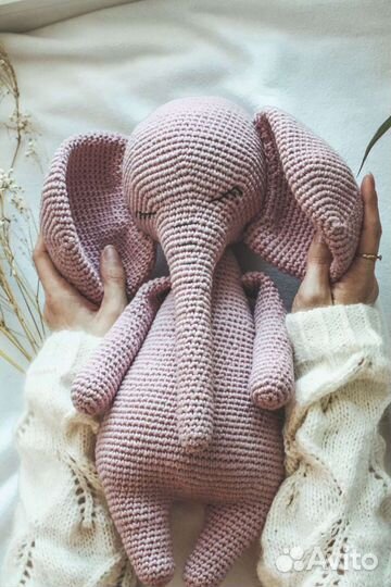 Игрушка, ручная работа, слон