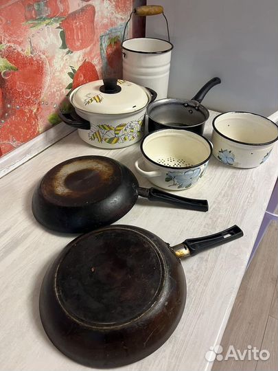 Кухонная посуда б/у