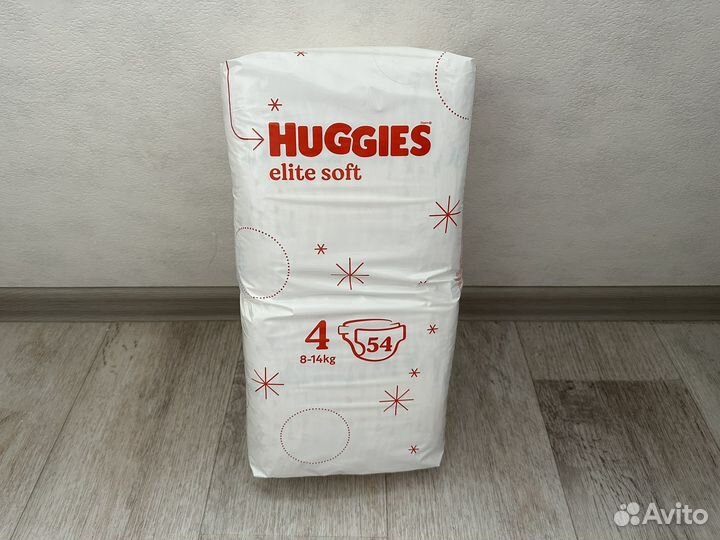 Подгузники трусики huggies 4 elite soft целая