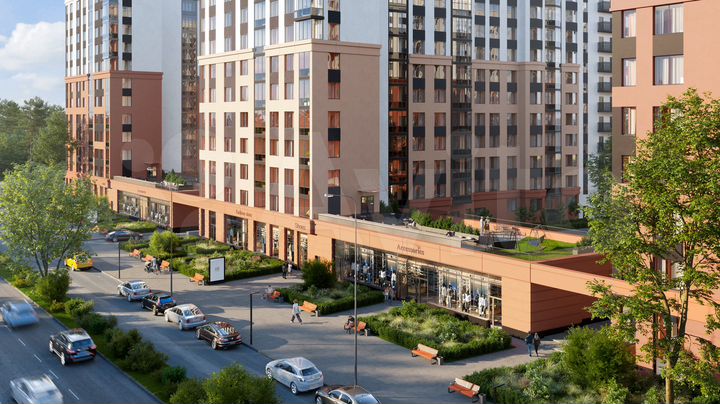 Квартира-студия, 24,6 м², 3/12 эт.