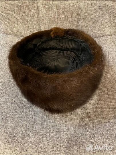 Шапка норковая женская, ретро