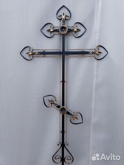Кованый крест на могилу К3