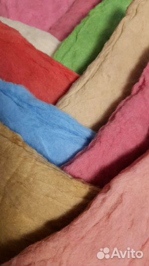 Цветная вата хб