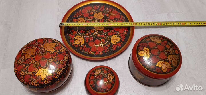 Деревянная посуда хохлома